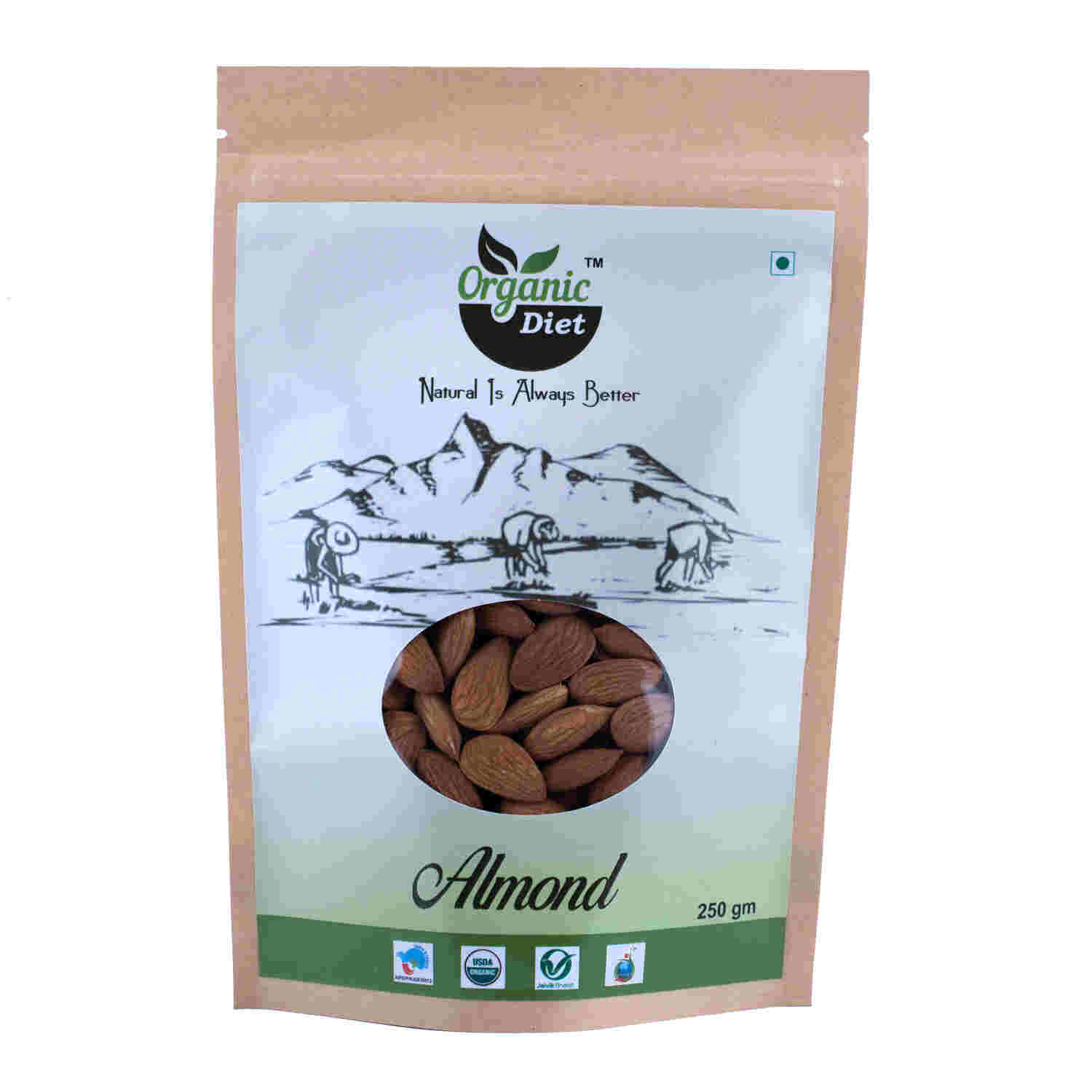 Organic Diet Organic Almond